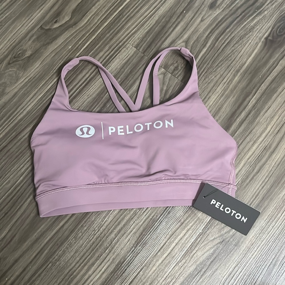 Lululemon x Peloton Energy Bra Purple Blossom - Size 6 - New with Tags
